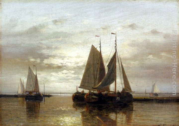 Abraham Hulk Snr Fishing In A Calm